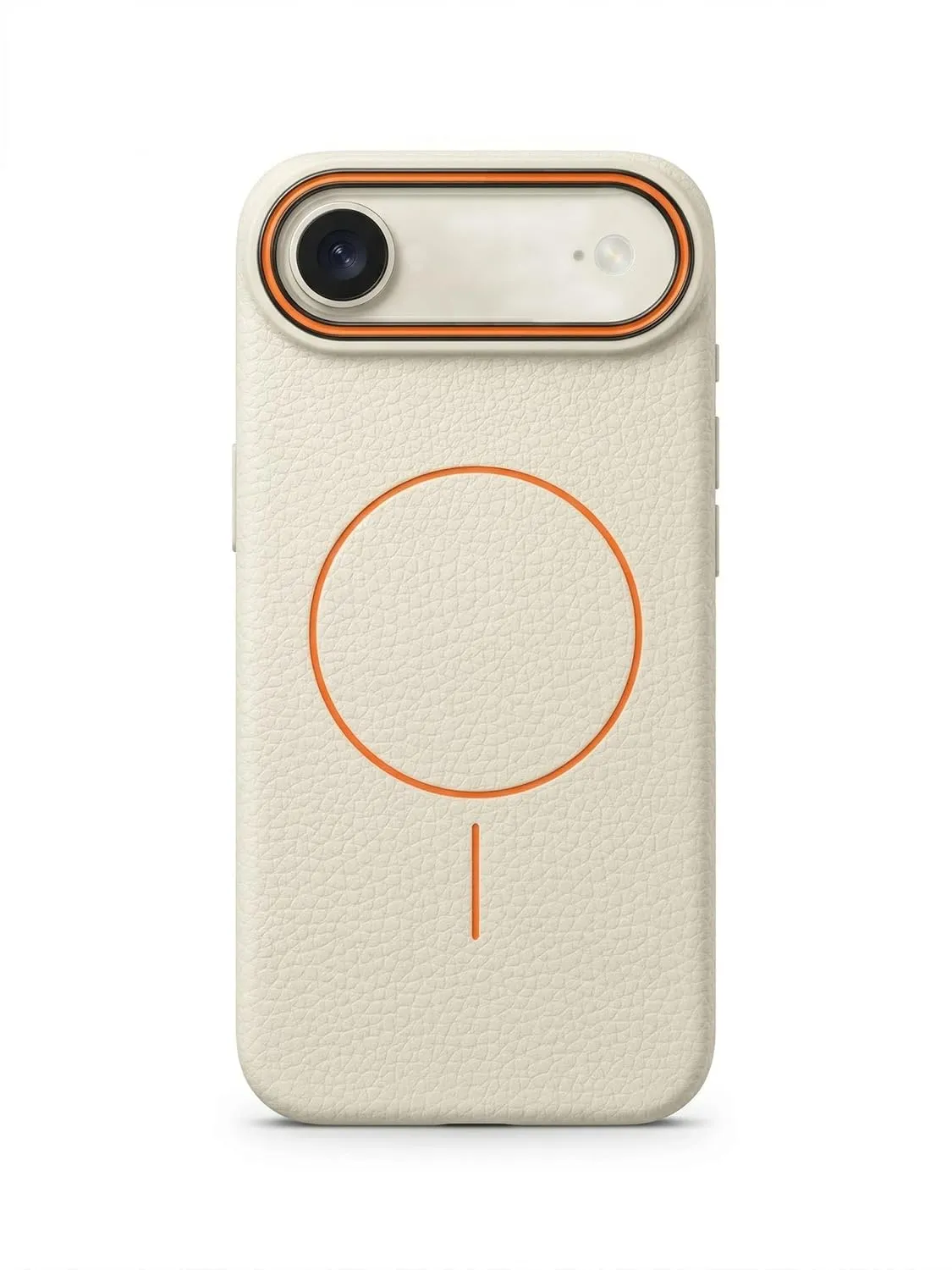 Luxury MagSafe Compatible Leather Texture Back Cover for iPhone 17 Air